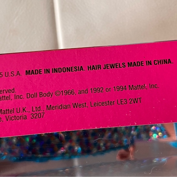 NIB Mattel Jewel Hair Mermaid Doll with Gold Crown and Blue Outfit - Picture 10 of 12